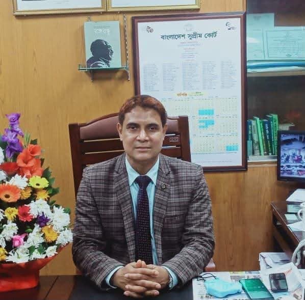 Portrait of Barrister Maznur Chowdhury
